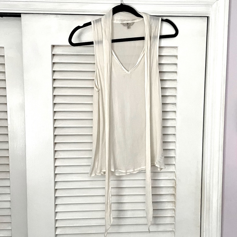 7 For All Mankind Silk Tank